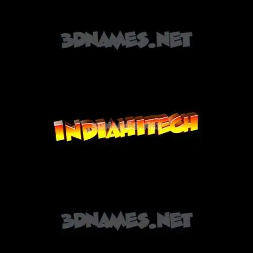 indiahitech in Black Background style - 3D name wallpaper indiahitech in Black Background style - 3D name wallpaper