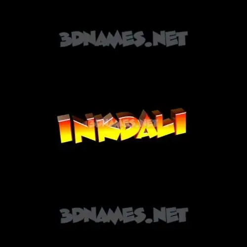 inkdali in Black Background style - 3D name wallpaper inkdali in Black Background style - 3D name wallpaper
