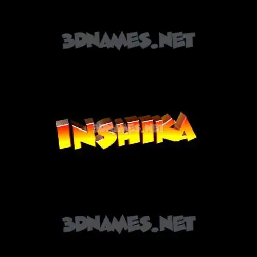 inshika in Black Background style - 3D name wallpaper inshika in Black Background style - 3D name wallpaper