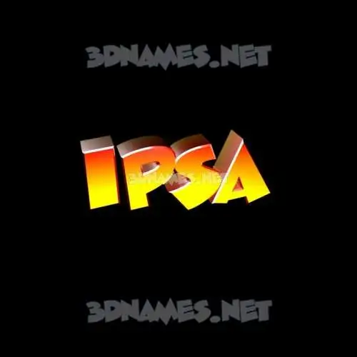 ipsa in Black Background style - 3D name wallpaper ipsa in Black Background style - 3D name wallpaper