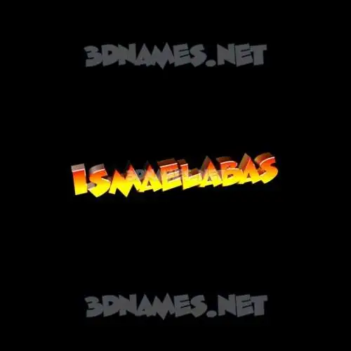 ismaelabas in Black Background style - 3D name wallpaper ismaelabas in Black Background style - 3D name wallpaper
