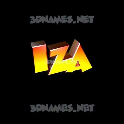 iza in Black Background style - 3D name wallpaper iza in Black Background style - 3D name wallpaper