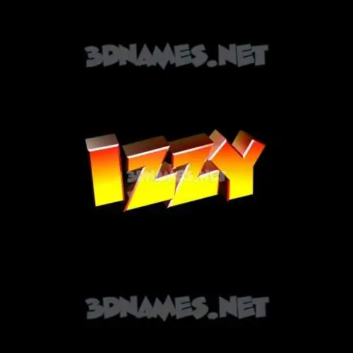 izzy in Black Background style - 3D name wallpaper izzy in Black Background style - 3D name wallpaper