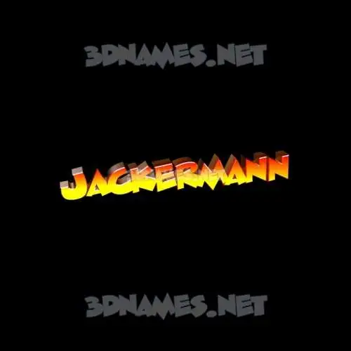jackermann in Black Background style - 3D name wallpaper jackermann in Black Background style - 3D name wallpaper