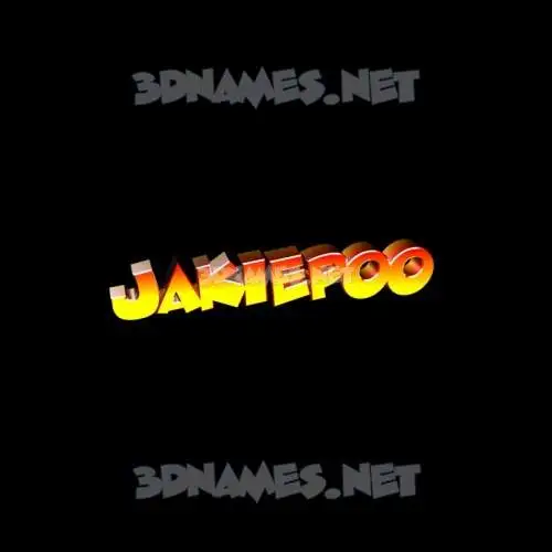 jakiepoo in Black Background style - 3D name wallpaper jakiepoo in Black Background style - 3D name wallpaper