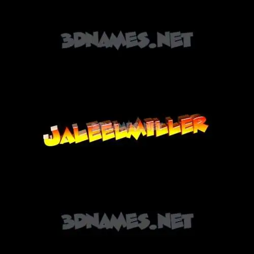 jaleelmiller in Black Background style - 3D name wallpaper jaleelmiller in Black Background style - 3D name wallpaper