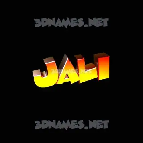 jali in Black Background style - 3D name wallpaper