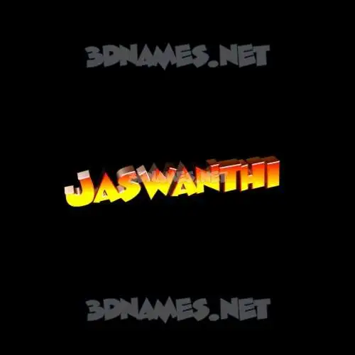 jaswanthi in Black Background style - 3D name wallpaper