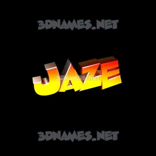 jaze in Black Background style - 3D name wallpaper jaze in Black Background style - 3D name wallpaper