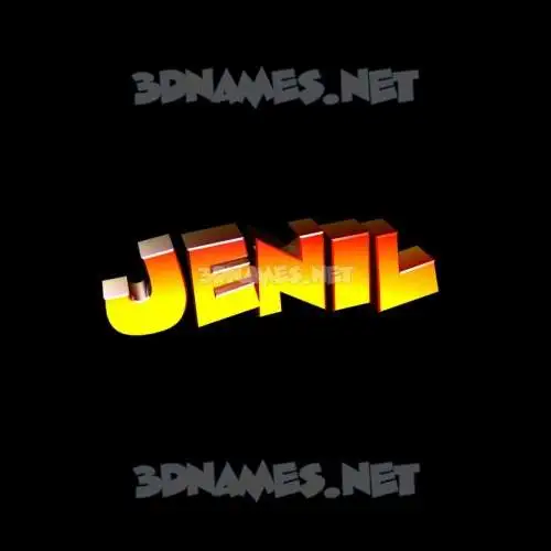 jenil in Black Background style - 3D name wallpaper jenil in Black Background style - 3D name wallpaper