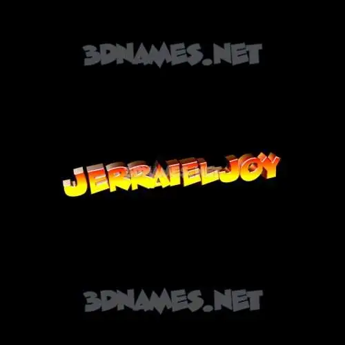 jerraieljoy in Black Background style - 3D name wallpaper jerraieljoy in Black Background style - 3D name wallpaper