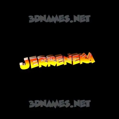 jerreneka in Black Background style - 3D name wallpaper jerreneka in Black Background style - 3D name wallpaper