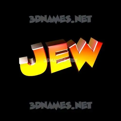 jew in Black Background style - 3D name wallpaper jew in Black Background style - 3D name wallpaper