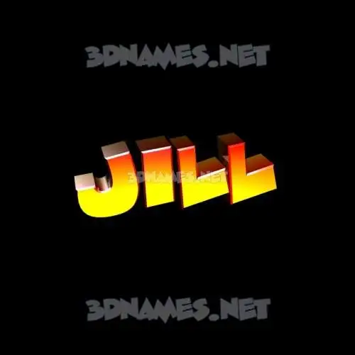 jill in Black Background style - 3D name wallpaper jill in Black Background style - 3D name wallpaper