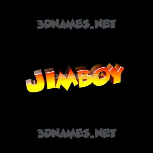 jimboy in Black Background style - 3D name wallpaper jimboy in Black Background style - 3D name wallpaper