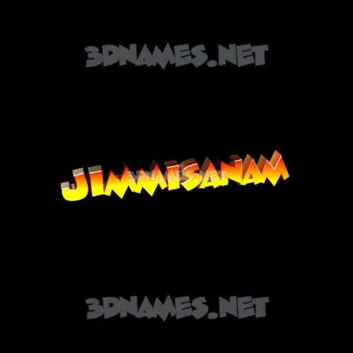 jimmisanam in Black Background style - 3D name wallpaper