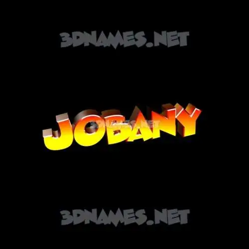 jobany in Black Background style - 3D name wallpaper jobany in Black Background style - 3D name wallpaper