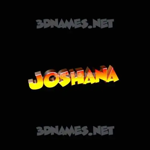 joshana in Black Background style - 3D name wallpaper joshana in Black Background style - 3D name wallpaper
