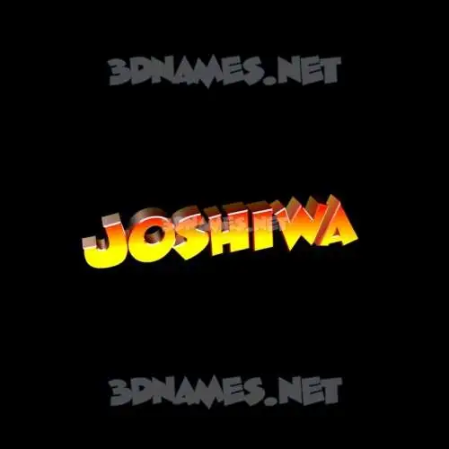 joshiwa in Black Background style - 3D name wallpaper joshiwa in Black Background style - 3D name wallpaper