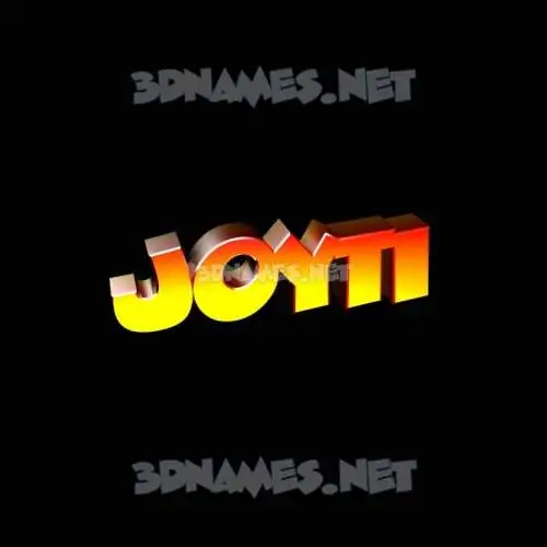 joyti in Black Background style - 3D name wallpaper
