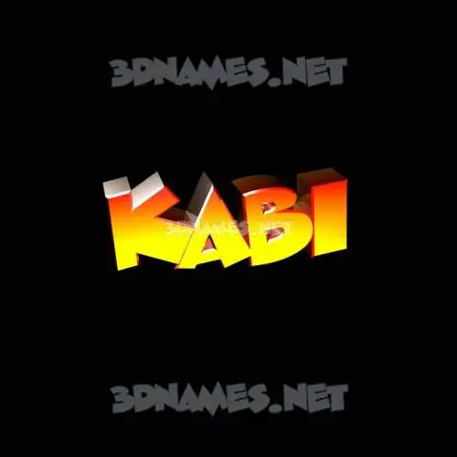 kabi in Black Background style - 3D name wallpaper kabi in Black Background style - 3D name wallpaper
