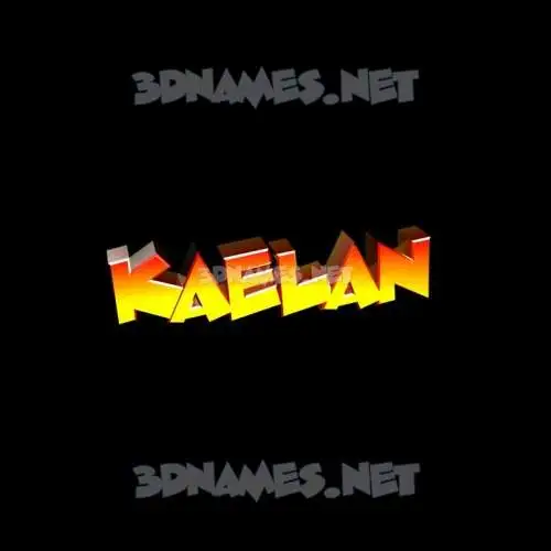 kaelan in Black Background style - 3D name wallpaper kaelan in Black Background style - 3D name wallpaper