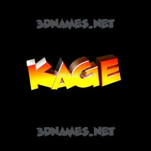 kage in Black Background style - 3D name wallpaper kage in Black Background style - 3D name wallpaper