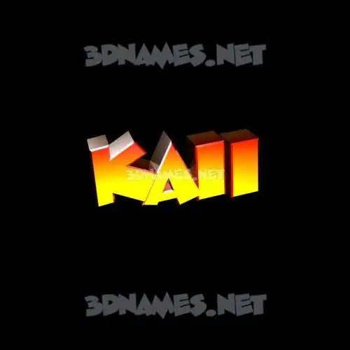 kaii in Black Background style - 3D name wallpaper kaii in Black Background style - 3D name wallpaper