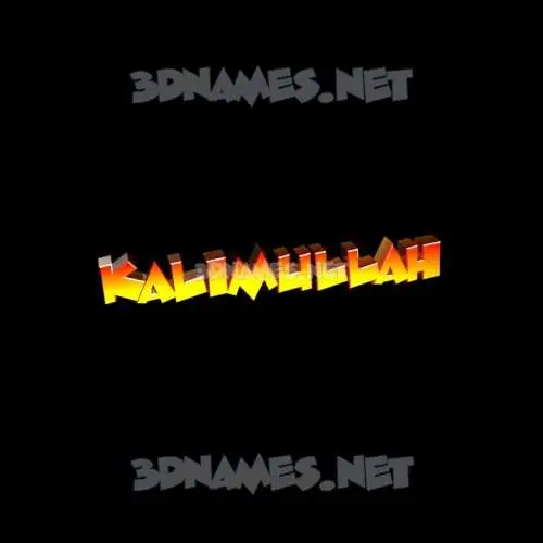 kalimullah in Black Background style - 3D name wallpaper kalimullah in Black Background style - 3D name wallpaper