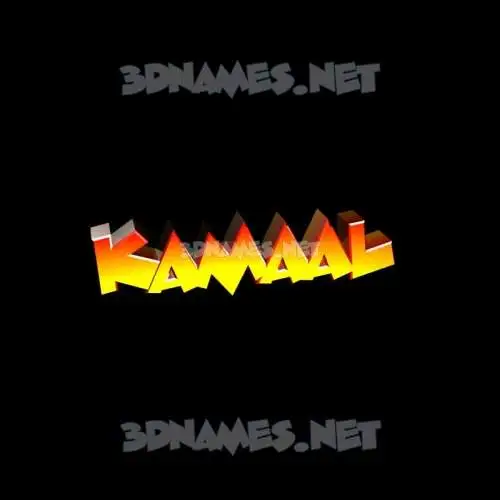 kamaal in Black Background style - 3D name wallpaper kamaal in Black Background style - 3D name wallpaper