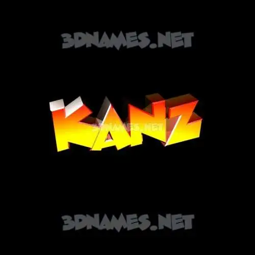 kanz in Black Background style - 3D name wallpaper kanz in Black Background style - 3D name wallpaper