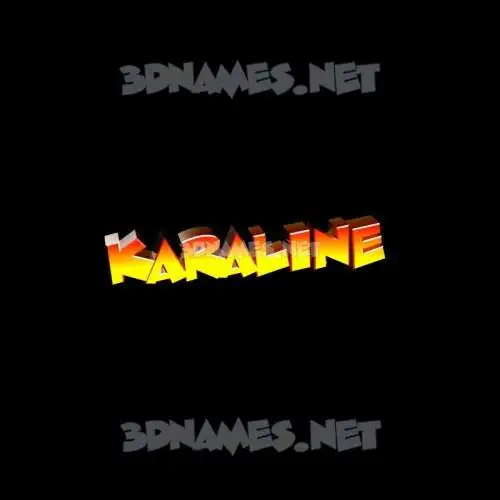 karaline in Black Background style - 3D name wallpaper karaline in Black Background style - 3D name wallpaper