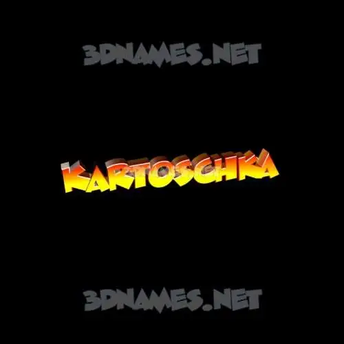 kartoschka in Black Background style - 3D name wallpaper kartoschka in Black Background style - 3D name wallpaper