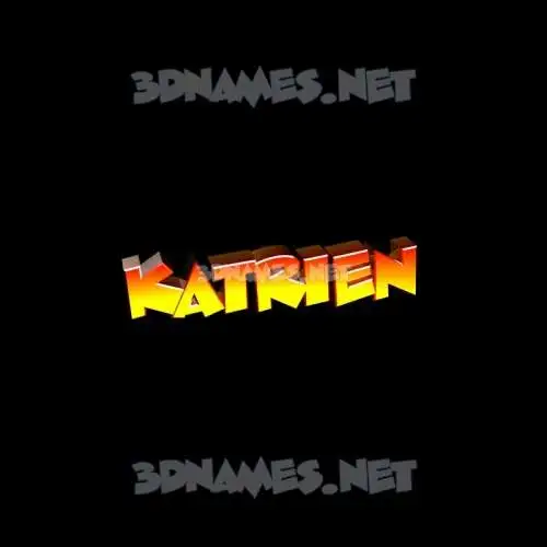 katrien in Black Background style - 3D name wallpaper katrien in Black Background style - 3D name wallpaper