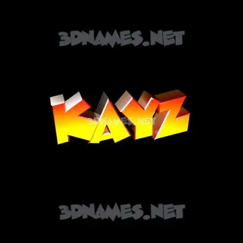 kayz in Black Background style - 3D name wallpaper kayz in Black Background style - 3D name wallpaper