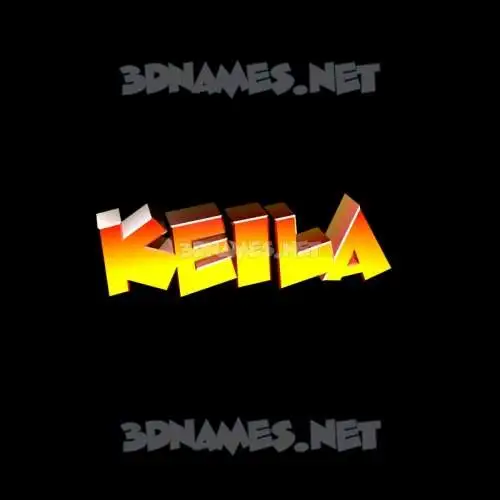 keila in Black Background style - 3D name wallpaper