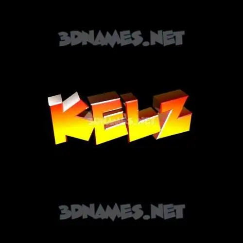 kelz in Black Background style - 3D name wallpaper kelz in Black Background style - 3D name wallpaper