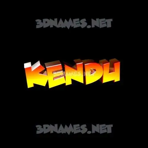 kendu in Black Background style - 3D name wallpaper kendu in Black Background style - 3D name wallpaper