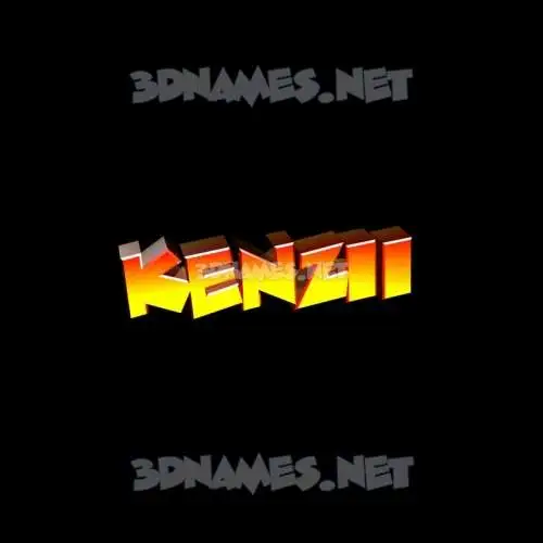 kenzii in Black Background style - 3D name wallpaper kenzii in Black Background style - 3D name wallpaper