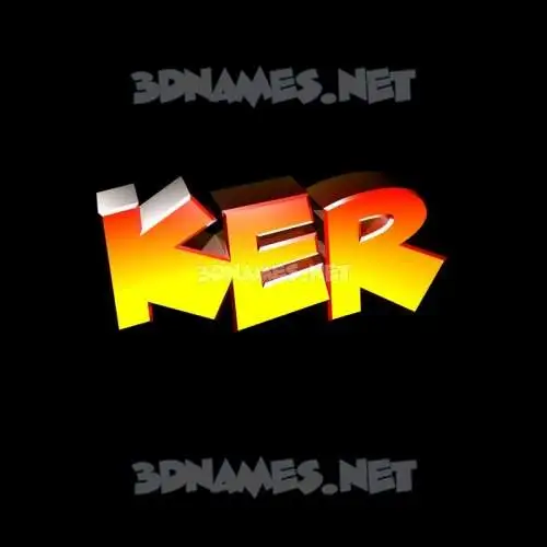 ker in Black Background style - 3D name wallpaper ker in Black Background style - 3D name wallpaper