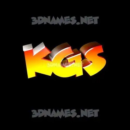 kgs in Black Background style - 3D name wallpaper kgs in Black Background style - 3D name wallpaper