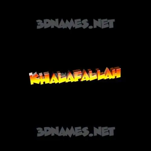 khalafallah in Black Background style - 3D name wallpaper khalafallah in Black Background style - 3D name wallpaper
