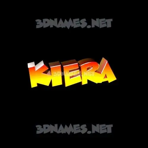 kiera in Black Background style - 3D name wallpaper