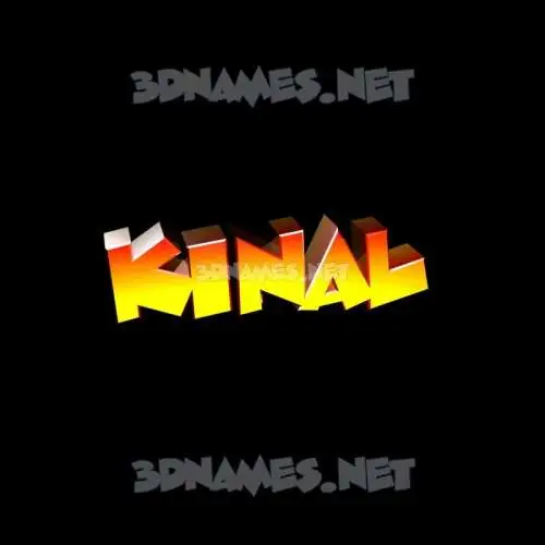 kinal in Black Background style - 3D name wallpaper kinal in Black Background style - 3D name wallpaper