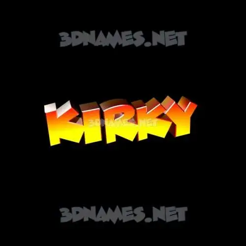 kirky in Black Background style - 3D name wallpaper kirky in Black Background style - 3D name wallpaper
