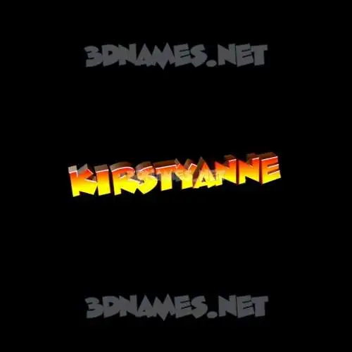 kirstyanne in Black Background style - 3D name wallpaper kirstyanne in Black Background style - 3D name wallpaper