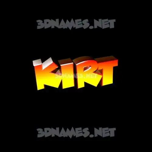 kirt in Black Background style - 3D name wallpaper kirt in Black Background style - 3D name wallpaper