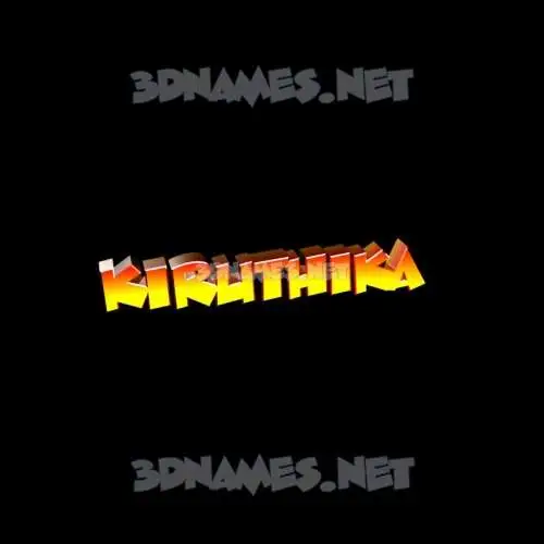 kiruthika in Black Background style - 3D name wallpaper kiruthika in Black Background style - 3D name wallpaper