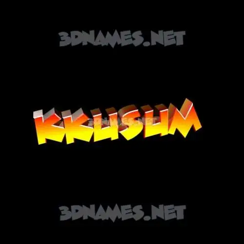 kkusum in Black Background style - 3D name wallpaper kkusum in Black Background style - 3D name wallpaper