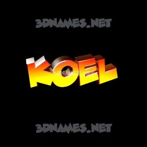 koel in Black Background style - 3D name wallpaper koel in Black Background style - 3D name wallpaper